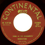 Continental 45 RPM label